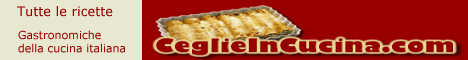 Le ricette di ceglieincucina.com, sondaggi, Info, monografie culinarie, forum, news, top100, proponi ricette e tanto altro ancora. 
