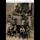 Una scolaresca dell'anno 1944-1945 della Scuola di Avviamento Professionale
